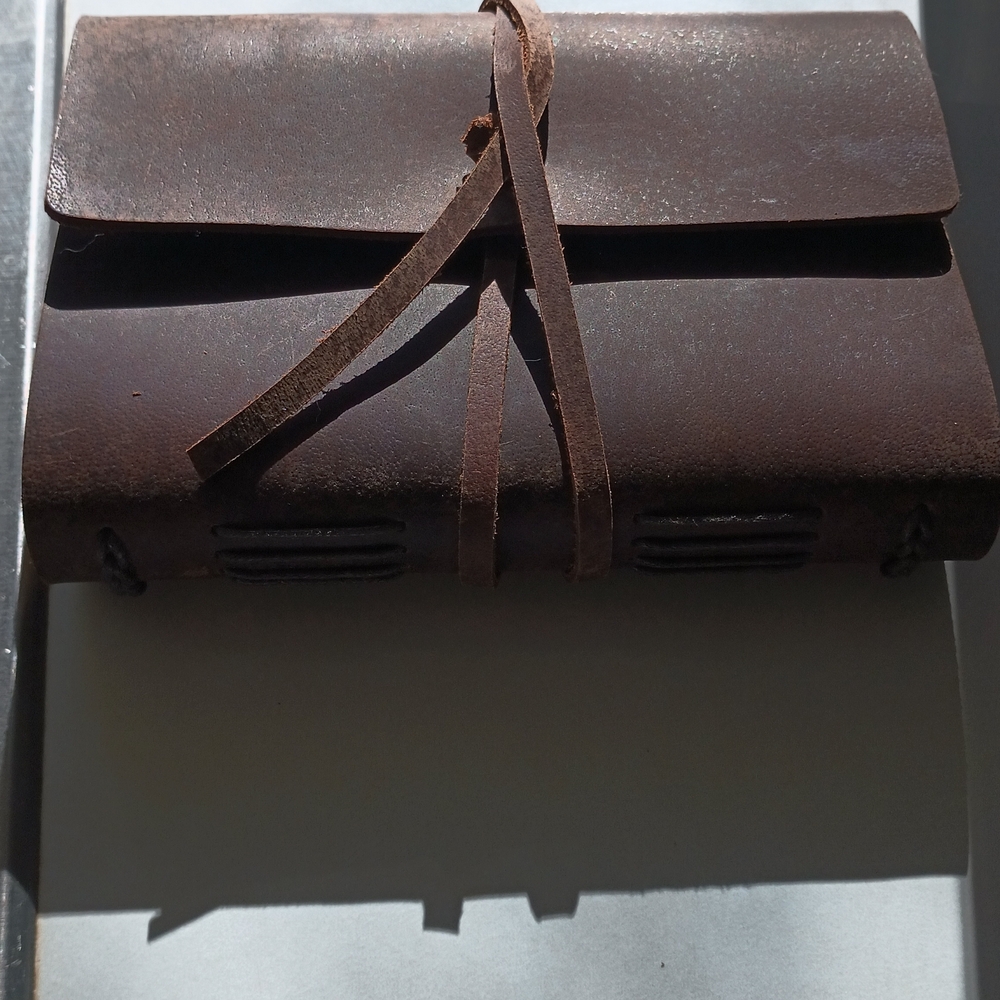 Elegant Dark Brown Leather  Journal.